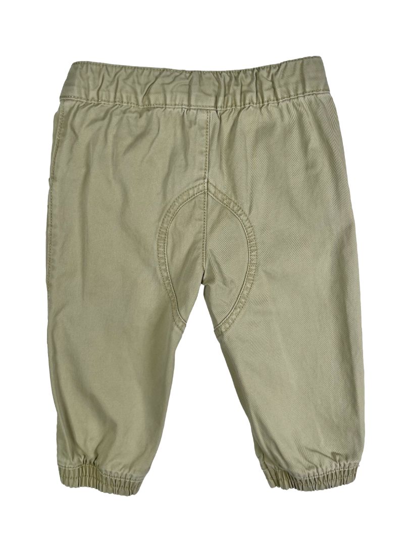 12 mo, Tucker + Tate, Brown, Pull-on khaki pants, decorative tie