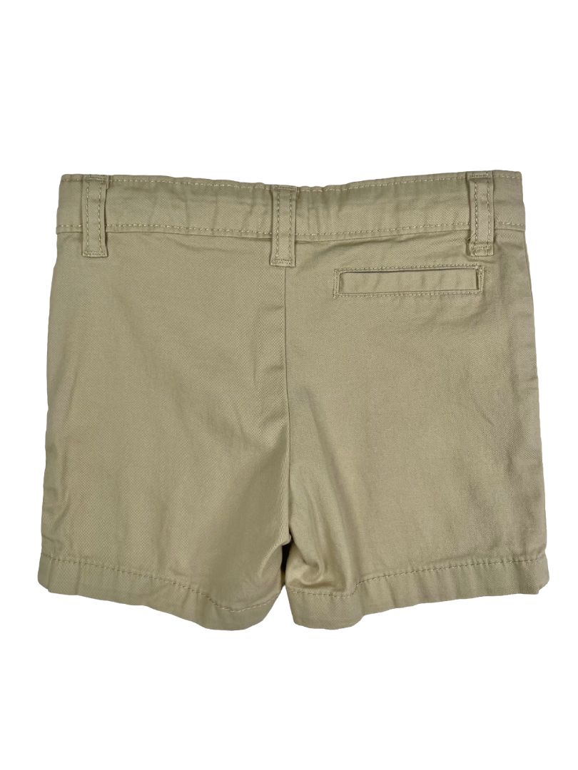 12 mo, Carter's, Brown, Khaki shorts, button closure, adjustable
