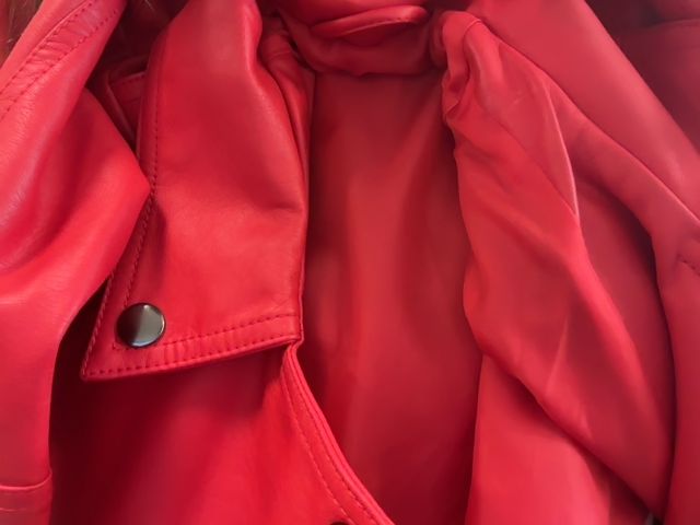 5-6, Youngsoul Kids, Red, Faux leather motorcycle jacket