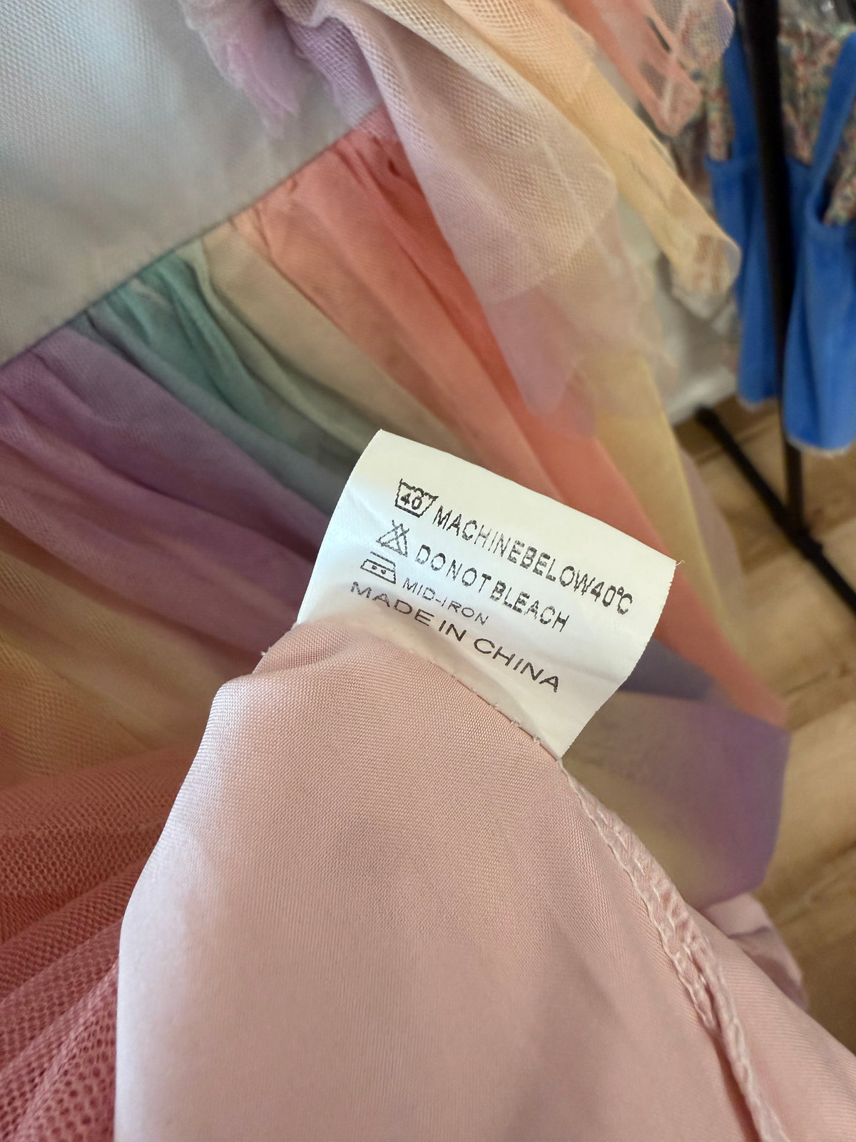 6-7, Lola + The Boys, Pink, Rainbow tulle dress