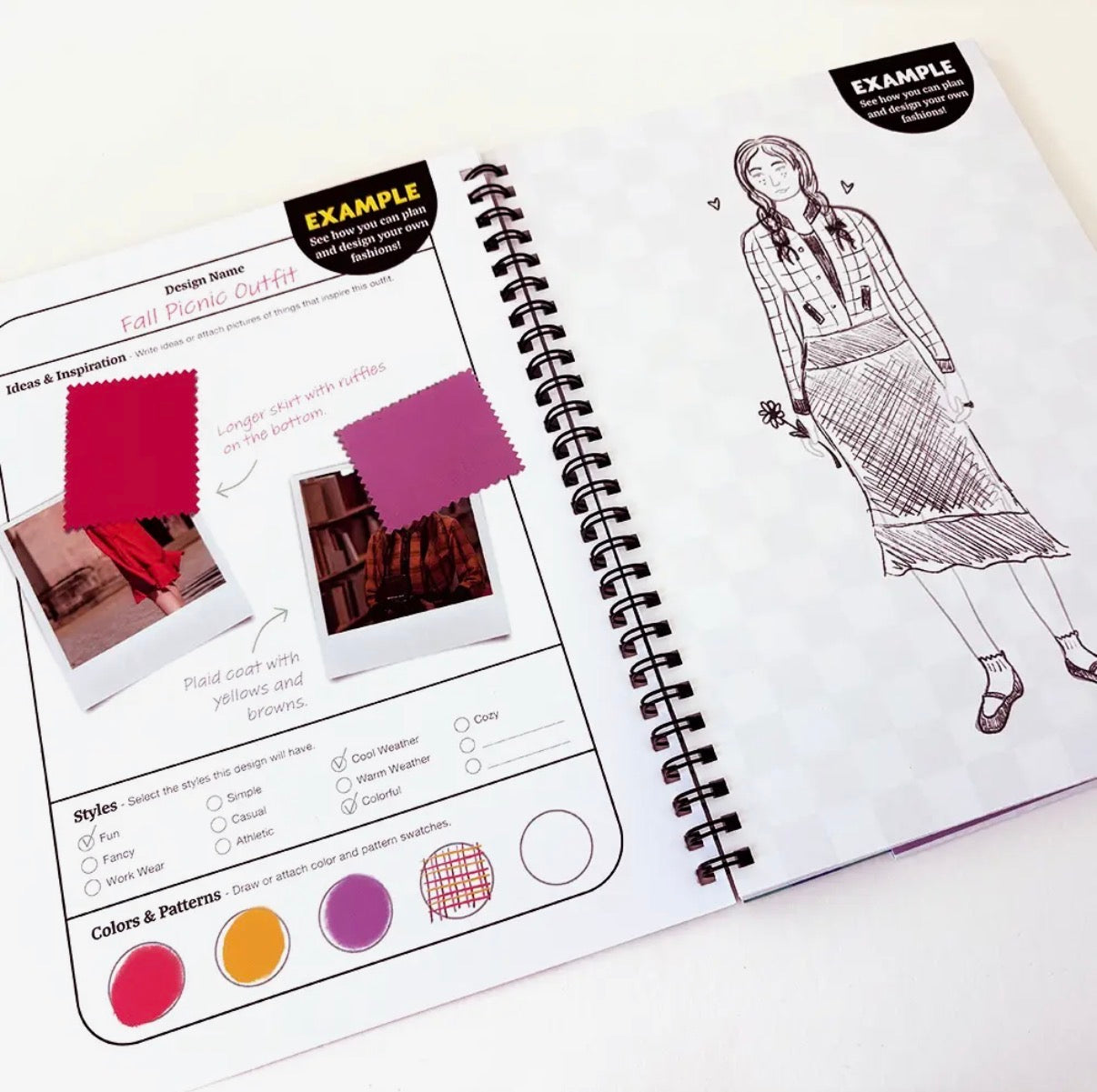 Kat French Design, Kid's Fashion Frenzy Fashion Design Sketchbook