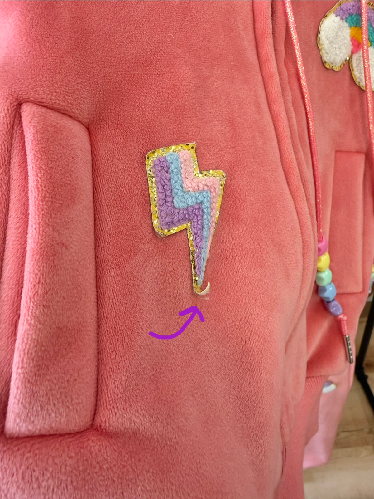 4/4T, Lola + The Boys, Pink, Sparkle unicorn ice cream hoodie + pants SET