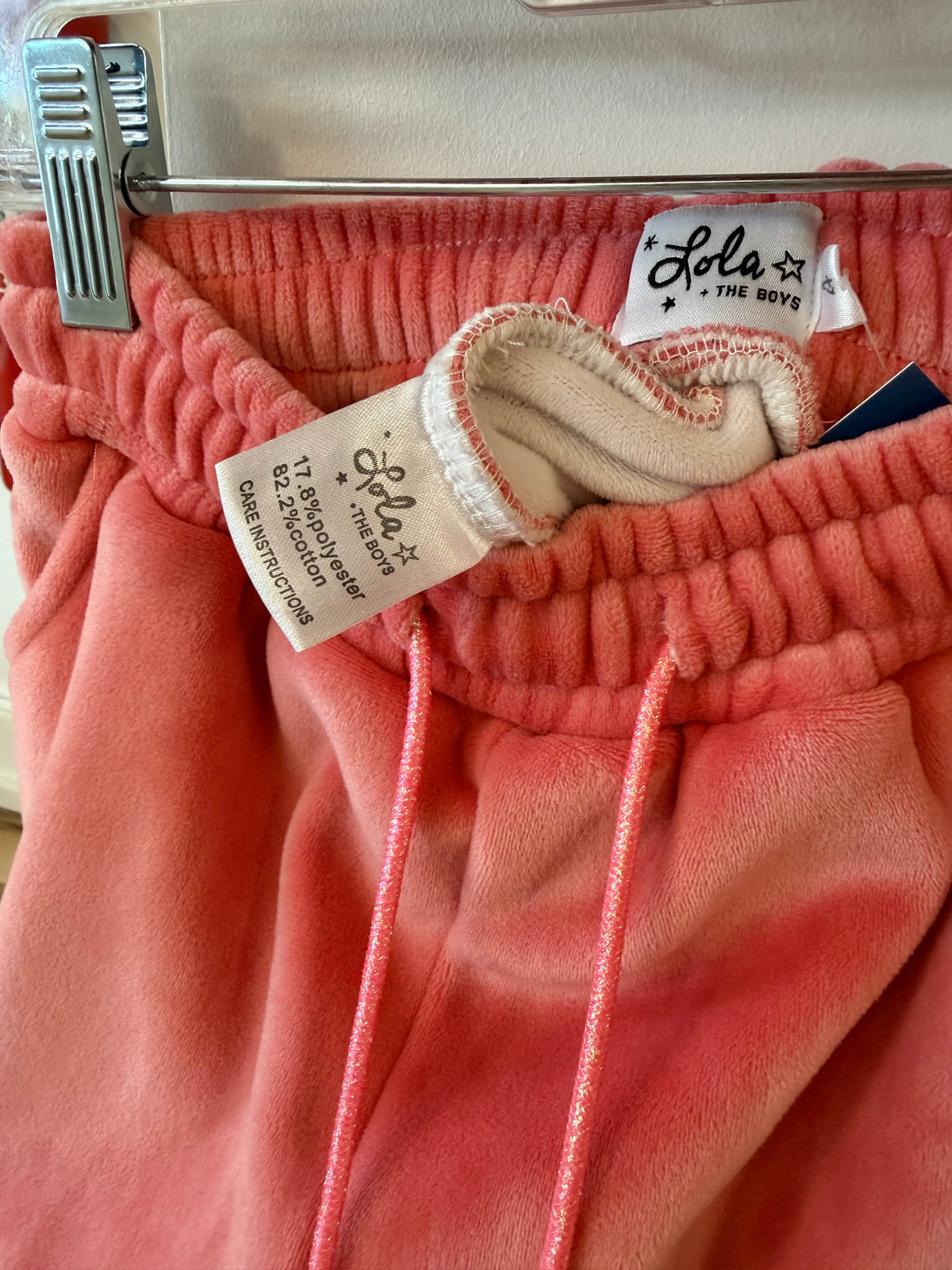 4/4T, Lola + The Boys, Pink, Sparkle unicorn ice cream hoodie + pants SET