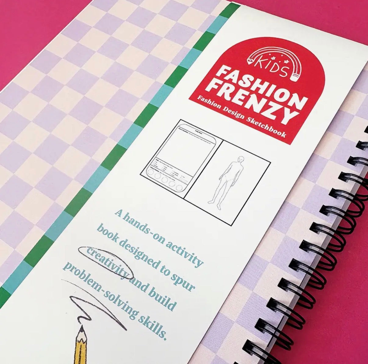 Kat French Design, Kid's Fashion Frenzy Fashion Design Sketchbook