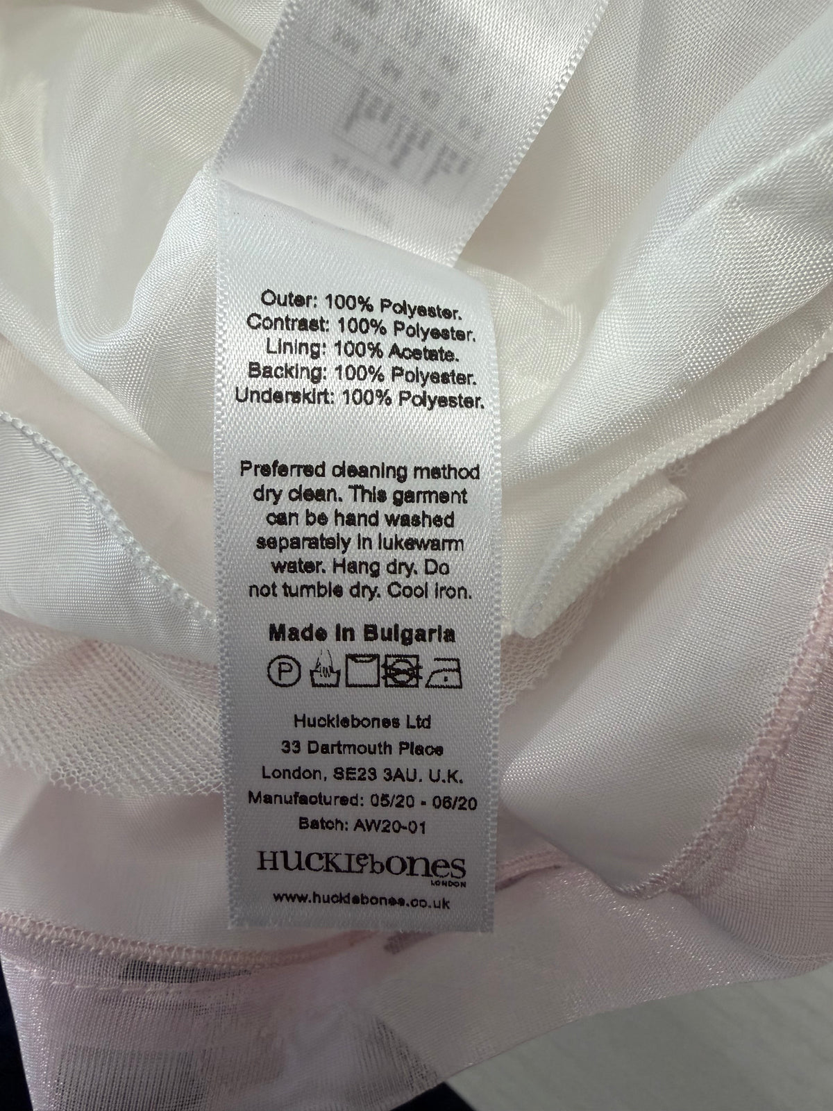 4/4T, Hucklebones London, Pink, Empire bow dress, organza jacquard metallic florals
