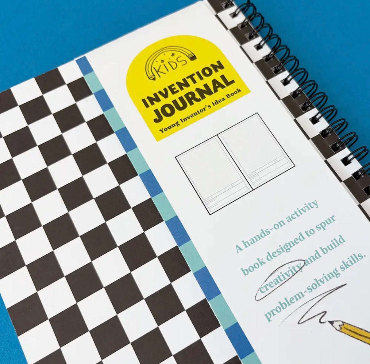 Kat French Design, Kid's Invention Journal Activity Book For Young Inventors