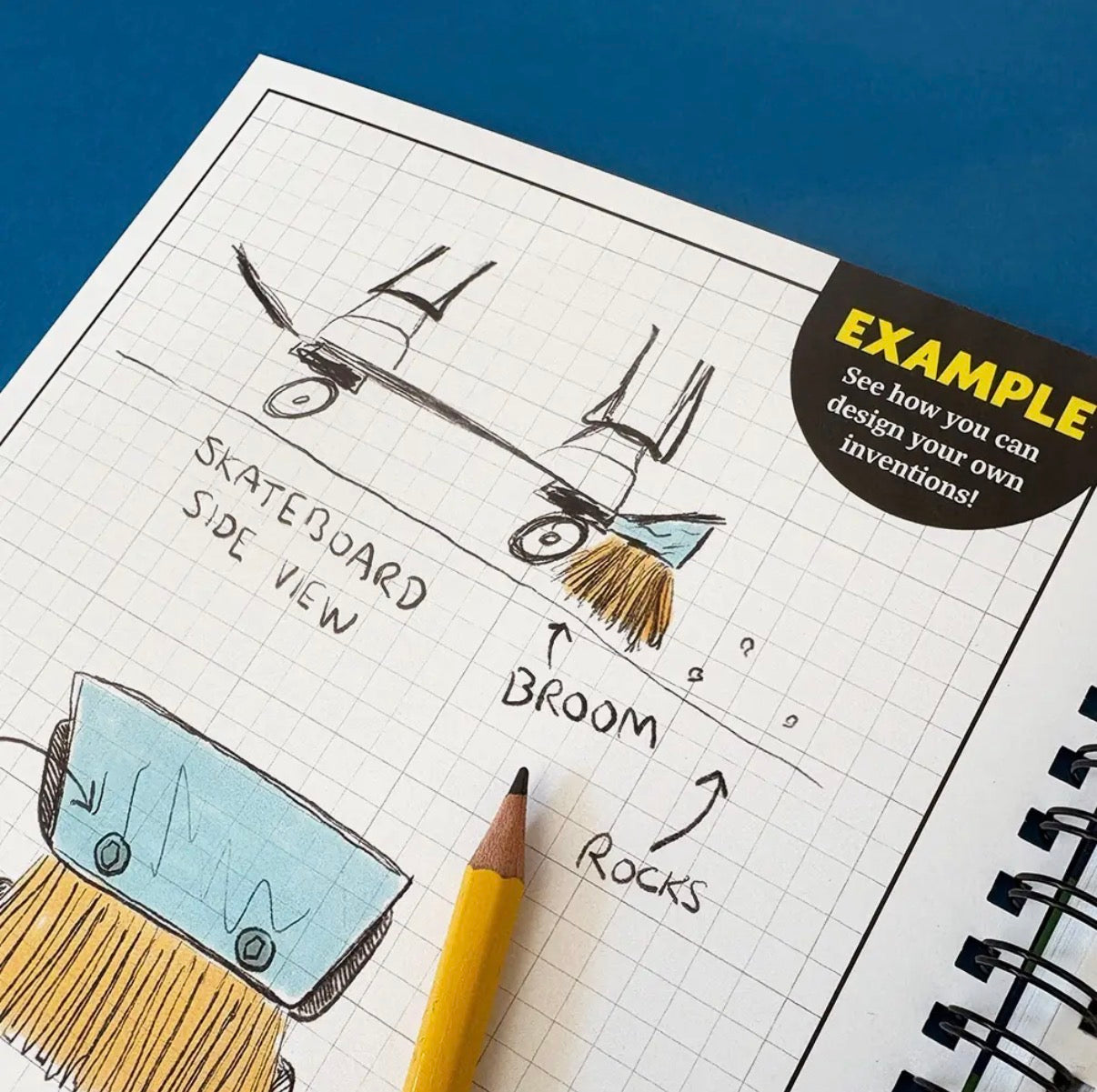 Kat French Design, Kid's Invention Journal Activity Book For Young Inventors