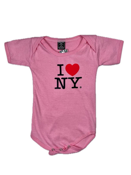 6-12 mo, Pink, NEW w/ tags - I Love NY short-sleeve bodysuit