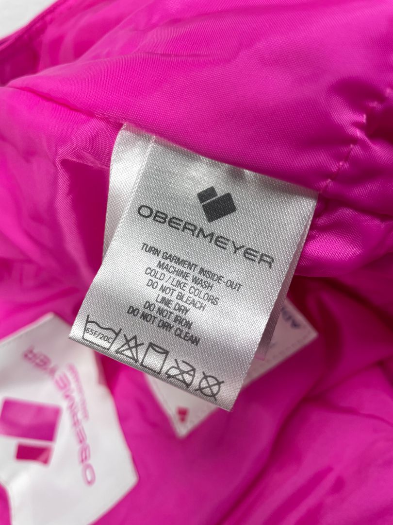 2/2T, Obermeyer, Pink, Snoverall snow bib pants