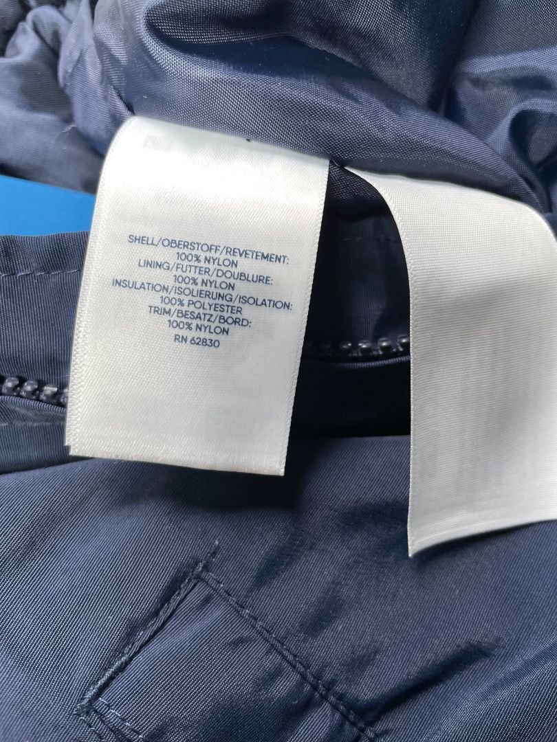 2/2T, Lands' End, Blue, Iron Knee insulated winter snow bib