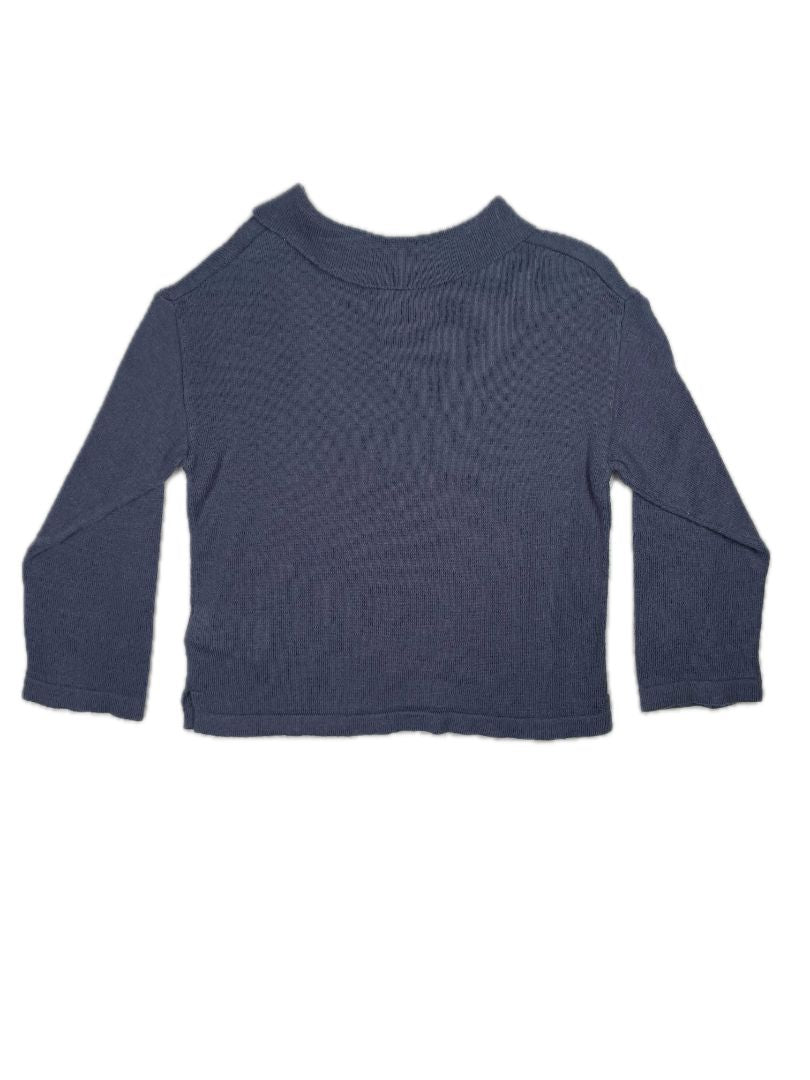 18 mo, Zara, Blue, Collared soft long-sleeve shirt