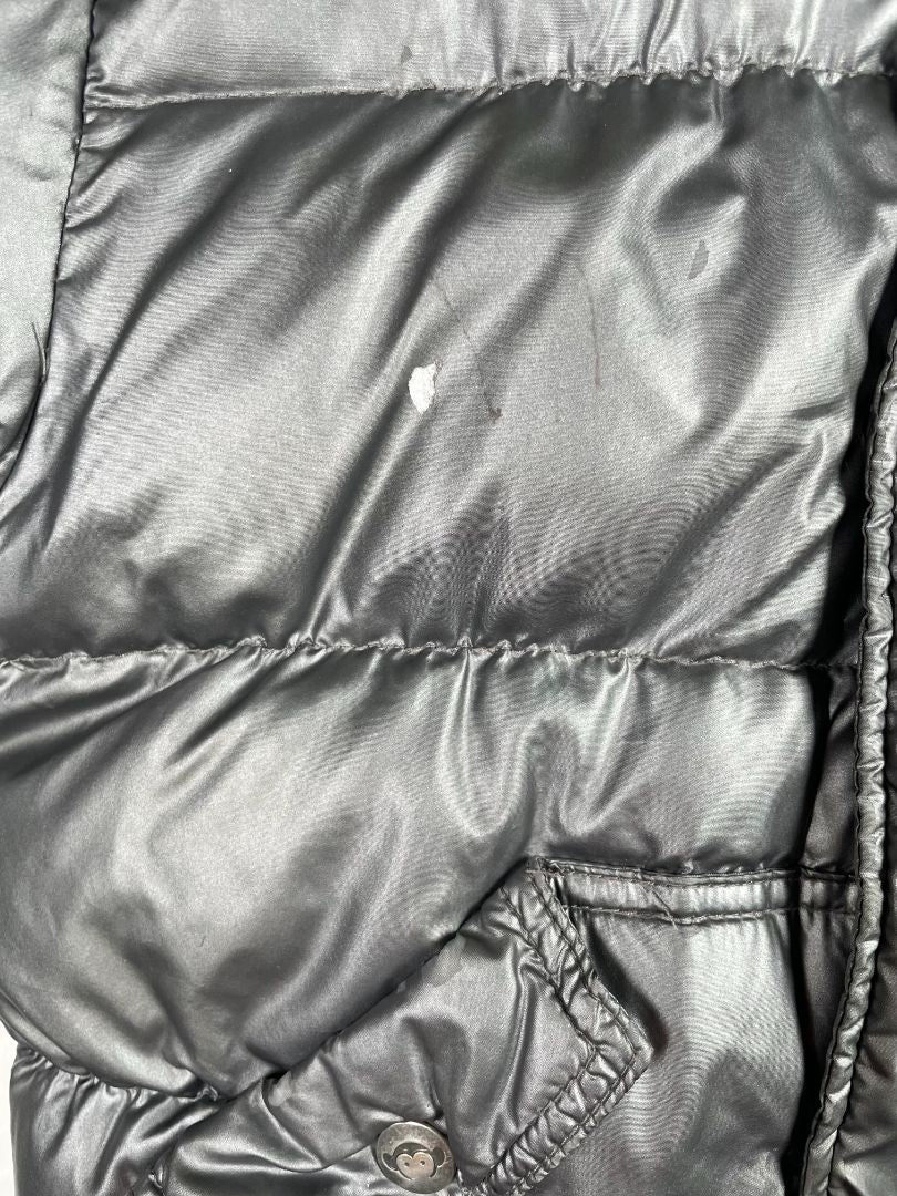 4/4T, Appaman, Silver, Hooded puffer down jacket, ribbed edges