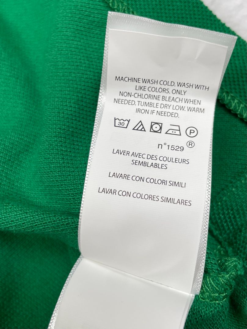 3/3T, Polo Ralph Lauren, Green, NEW w/ tags - classic polo shirt, number 3 on shoulder
