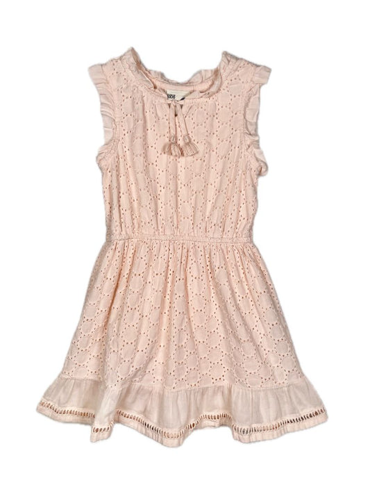 3T CottonOn, Pink, Sleeveless long circle eyelet dress