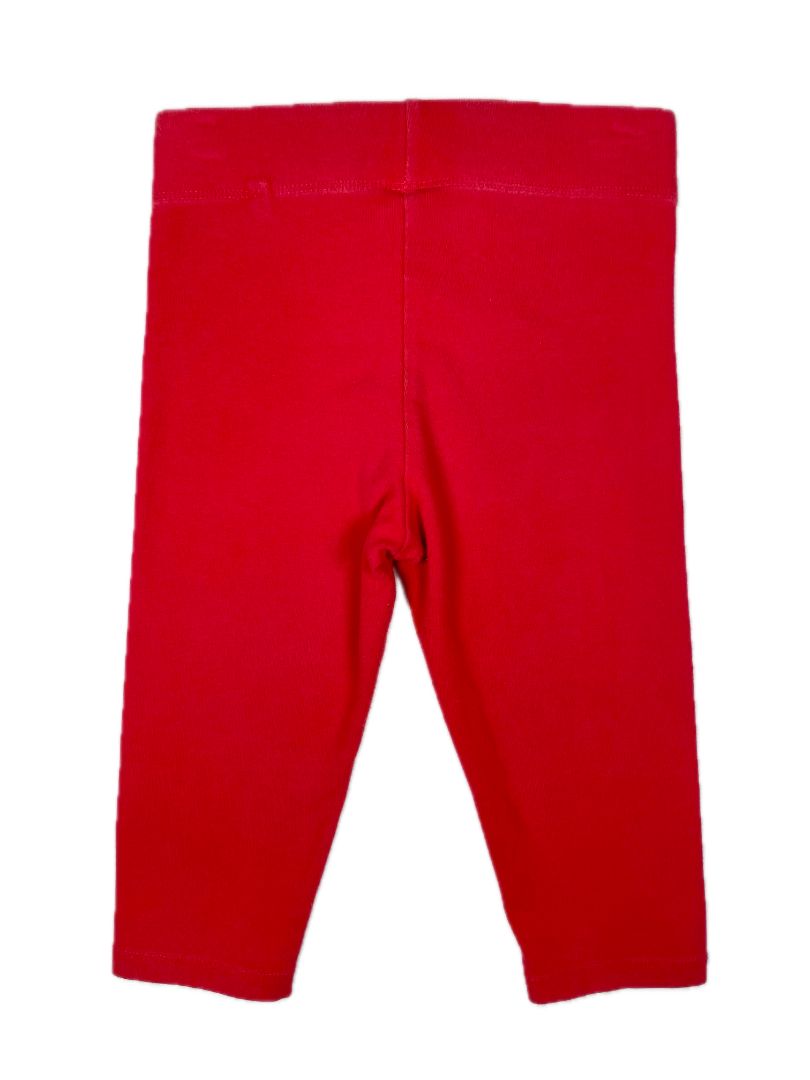 4-5 Boden, Red, Solid cropped legging