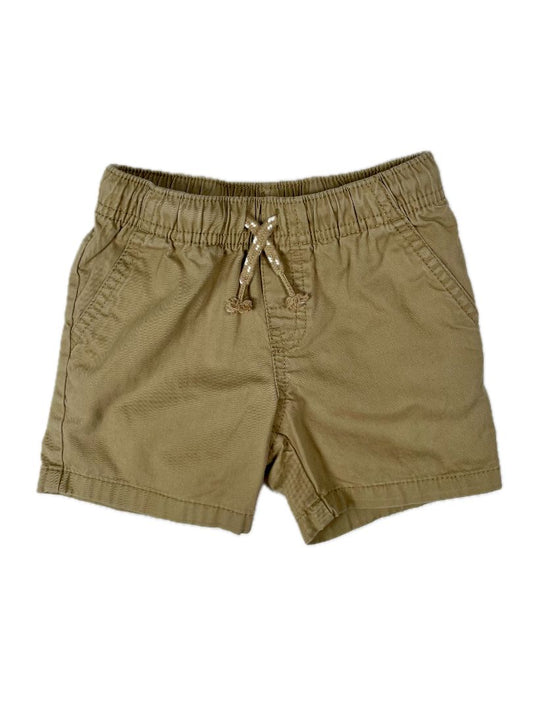 18 mo, Cat & Jack, Brown, Pull-on drawstring woven shorts