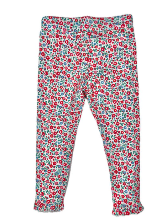 2-3 Cath Kidston London Kids, Multi, New w/ tags - floral legging w/ ruffle at ankles, red/pink/blue/green