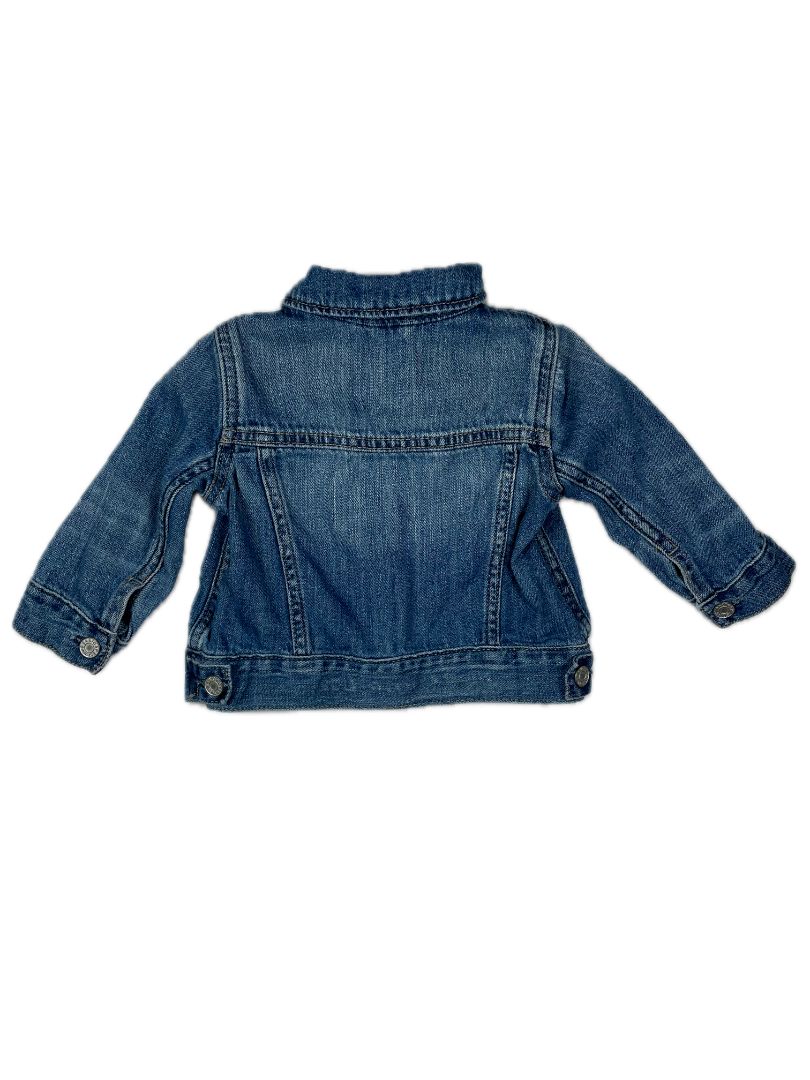 6-12 mo babyGap, Blue, Denim jacket w/ silver snaps