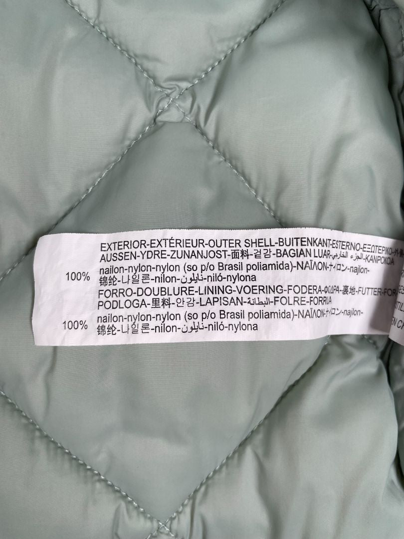 18-24 mo Zara, Green, Soft diamond-quilted vest w/ snaps
