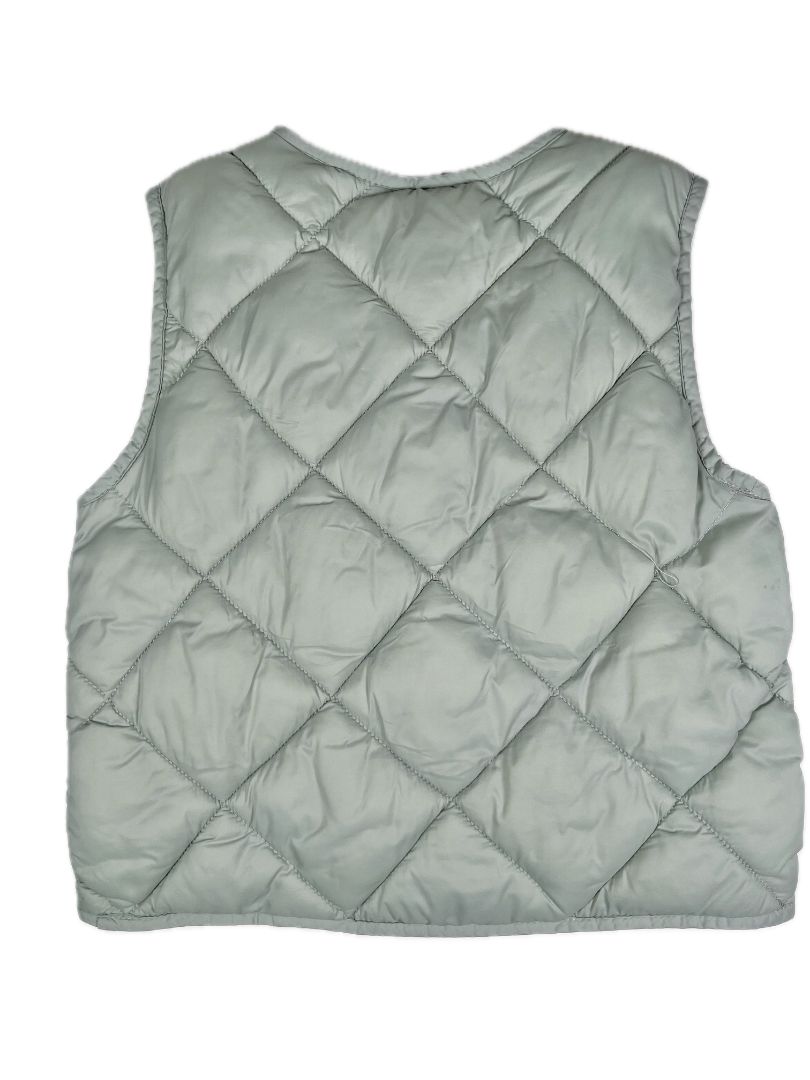 18-24 mo Zara, Green, Soft diamond-quilted vest w/ snaps
