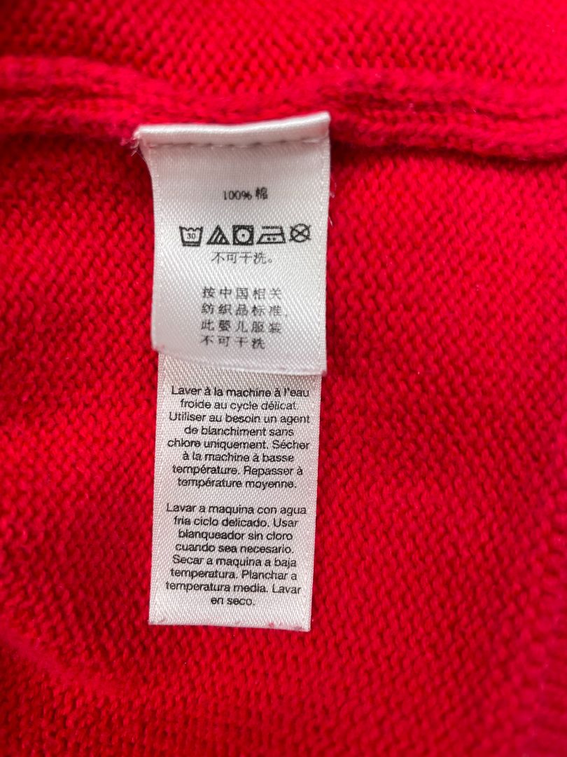 3/3T, babyGap, Red, Cable knit long-sleeve sweater dress