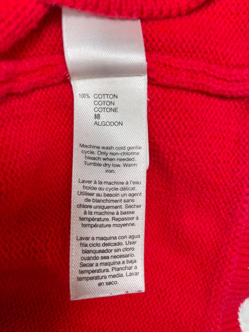 3/3T, babyGap, Red, Cable knit long-sleeve sweater dress