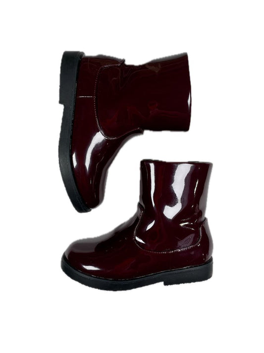 EU 26 Zara, Purple, Faux patent leather boots