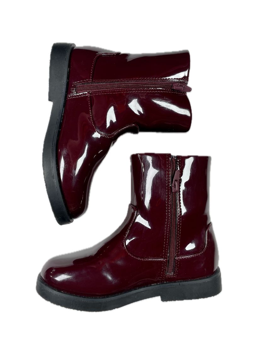 EU 26 Zara, Purple, Faux patent leather boots