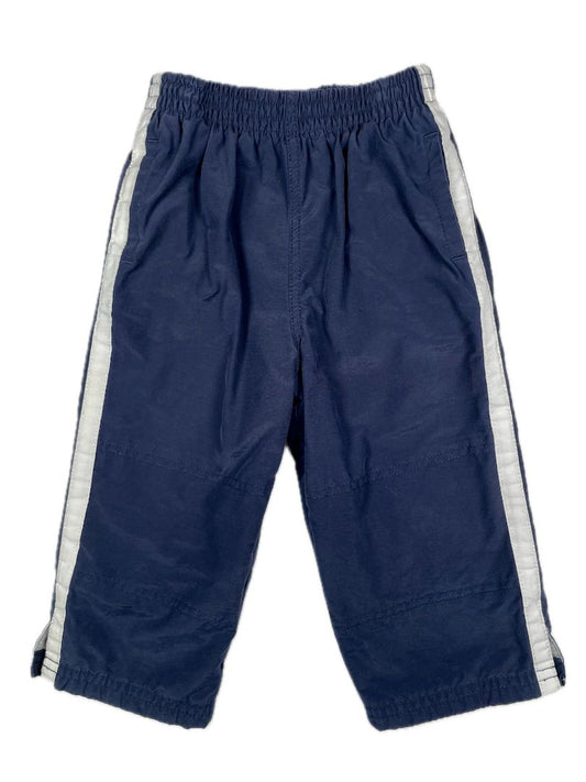 18 mo OshKosh B'Gosh, Blue, Vintage jersey-lined elastic waist active pant w/ side stripes