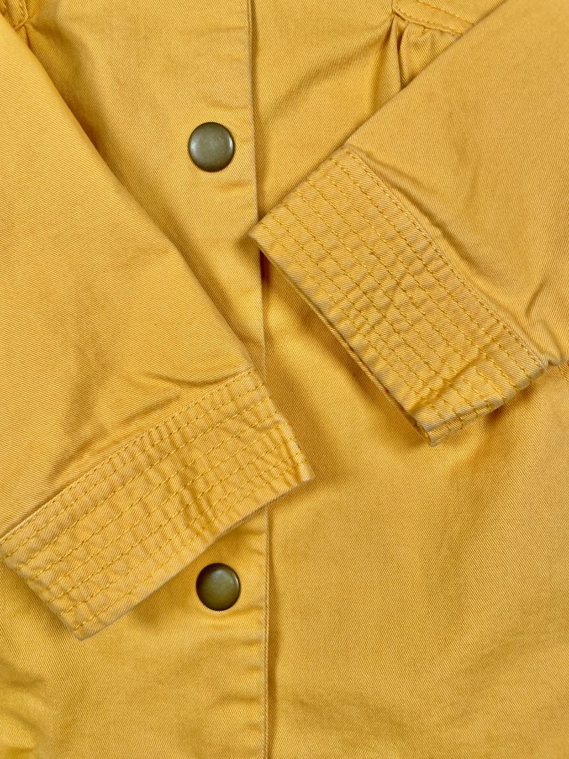 4/4T Rachel Zoe, Yellow, Lightweight snap-up hooded jacket