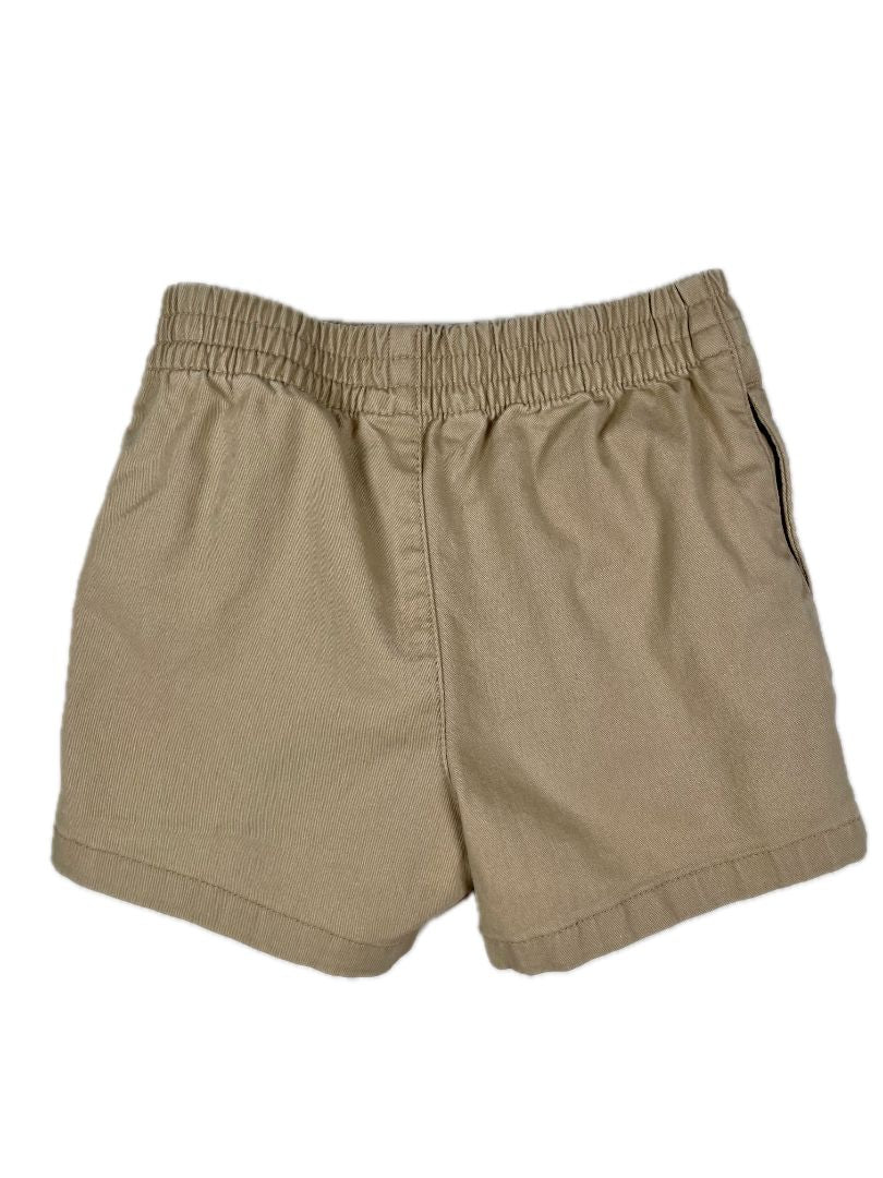 6 mo Ralph Lauren, Brown, Elastic pull-on khaki shorts