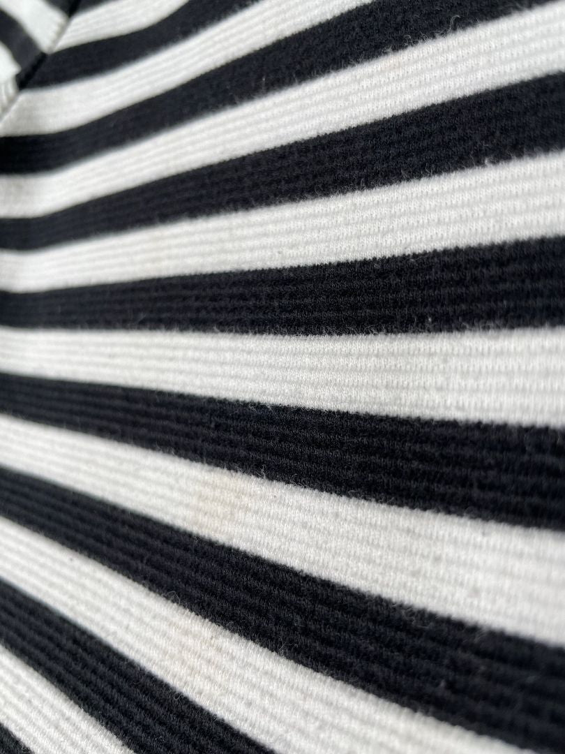 3/3T babyGap, Black, Heavy cotton black & white striped dress