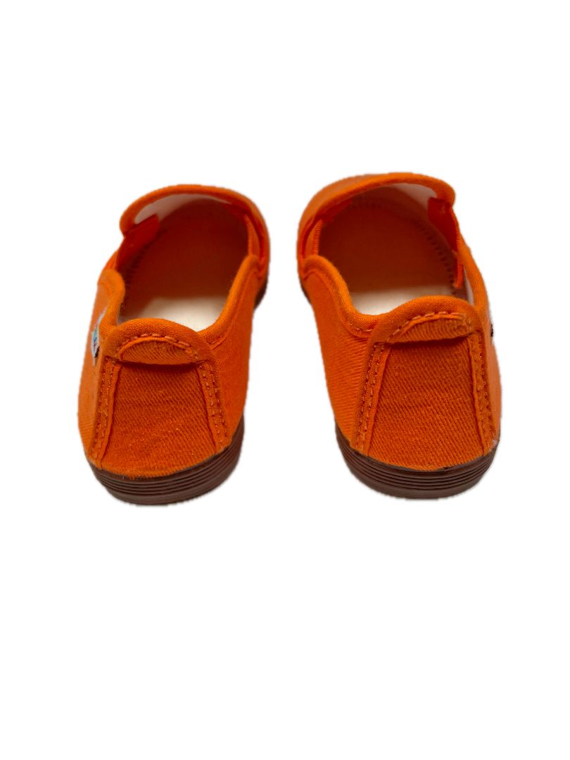 EU 26 Alpargatus, Orange, Never worn - soft loafer/slipper; made in Spain