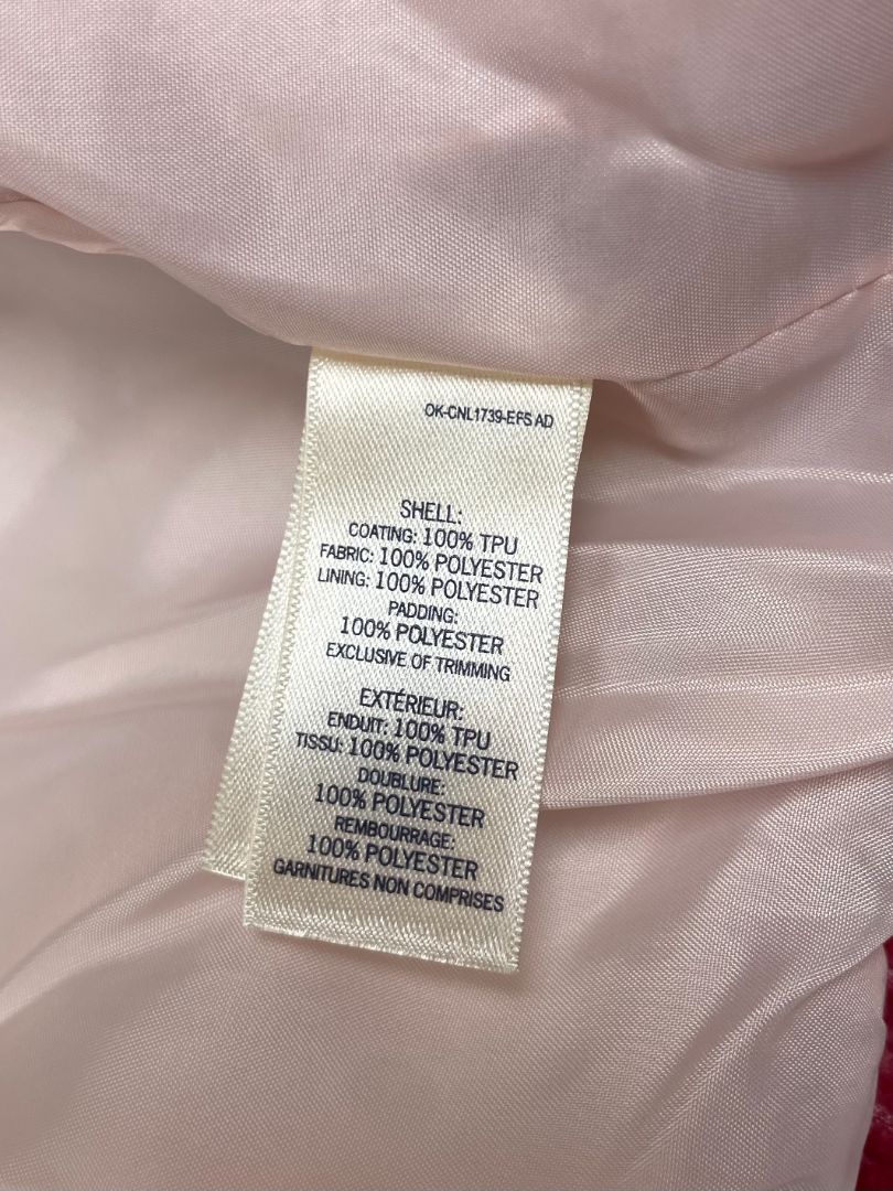 4/4T, OshKosh B'Gosh, Pink, Quilted corduroy coat