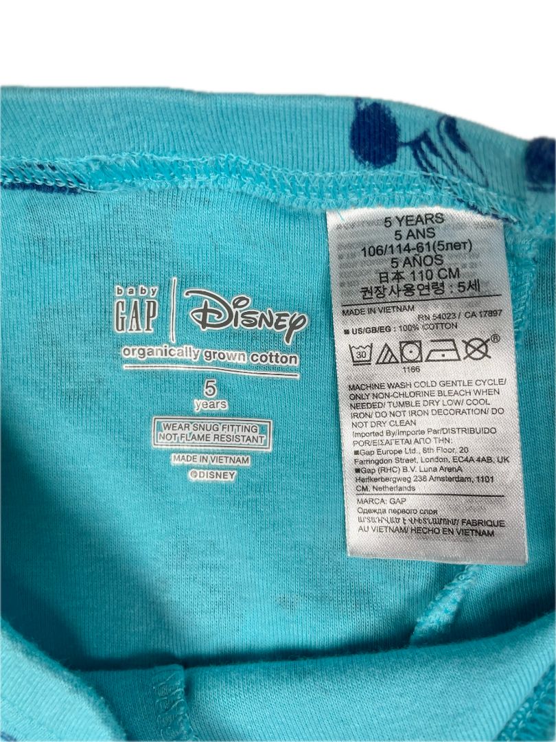 5/5T, babyGap, Blue, Mickey Mouse print pajama pants