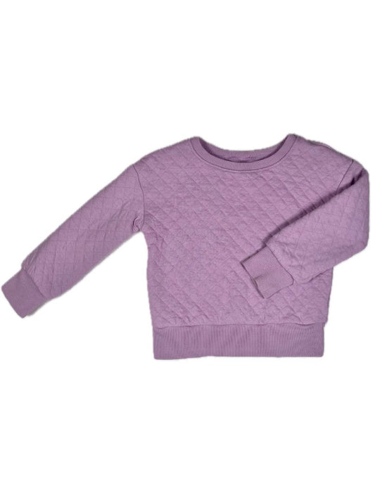 2/2T, Carter's, Purple, Quilted pullover sweatshirt