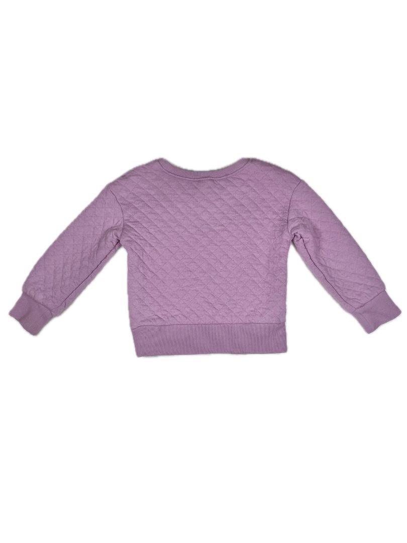 2/2T, Carter's, Purple, Quilted pullover sweatshirt