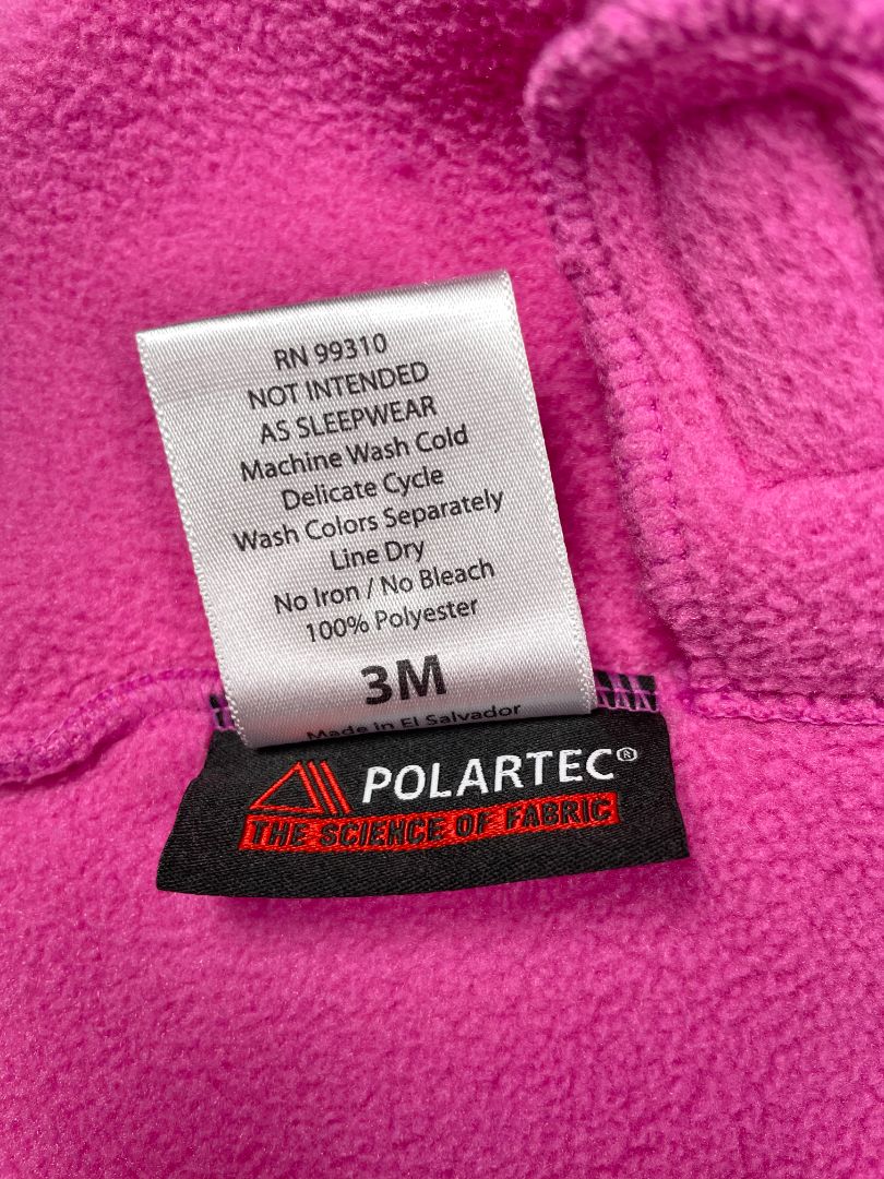 3 mo, Widgeon, Pink, Hooded fleece jacket