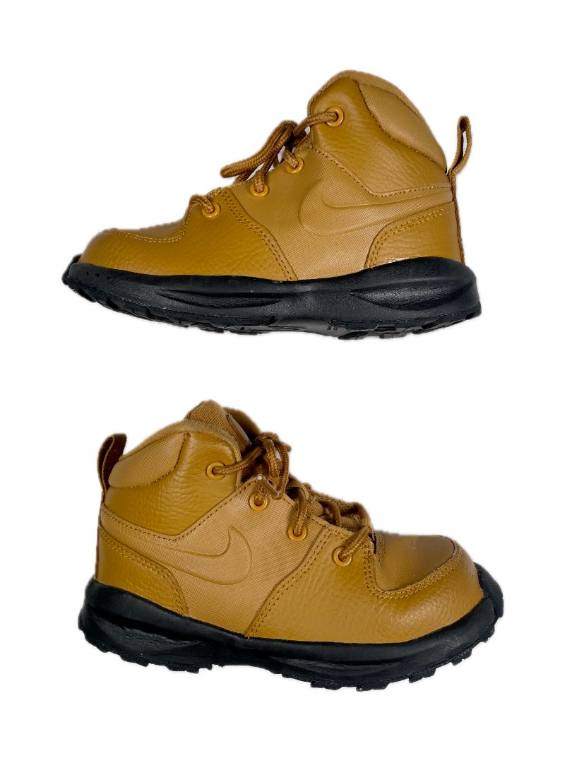 Size 10C, Nike, Brown, Manoa lace-up leather boot