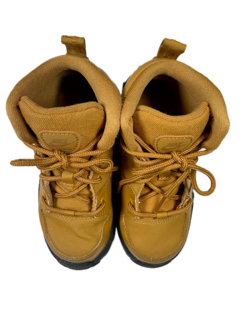 Size 10C, Nike, Brown, Manoa lace-up leather boot