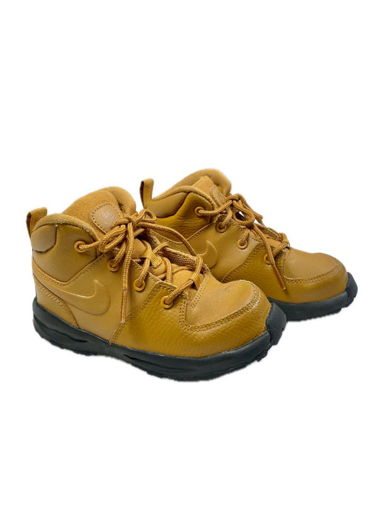 Size 10C, Nike, Brown, Manoa lace-up leather boot