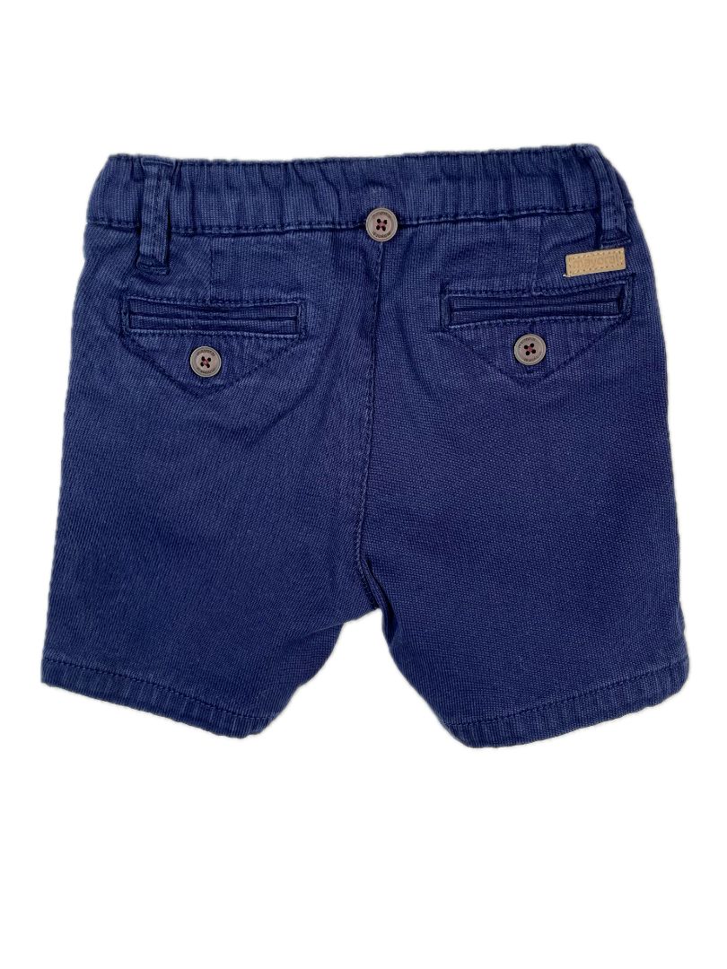 12 mo, Mayoral, Blue, Shorts w/ striped suspenders (removable)