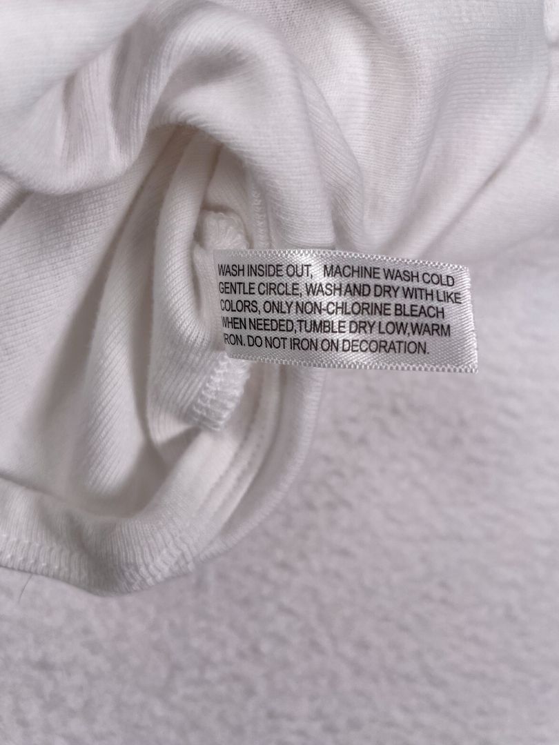 6 mo, Leveret, White, Turtleneck long-sleeve bodysuit