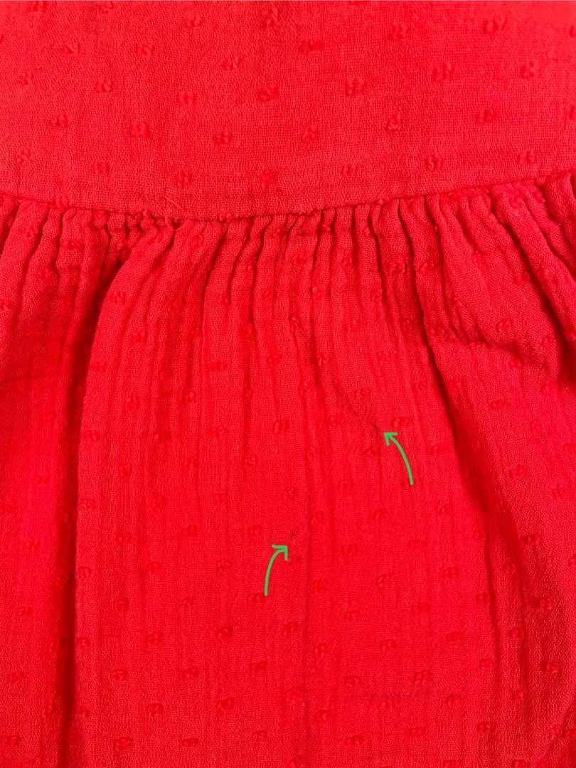 3/3T, babyGap, Red, Swiss dot sleeveless dress, cross back