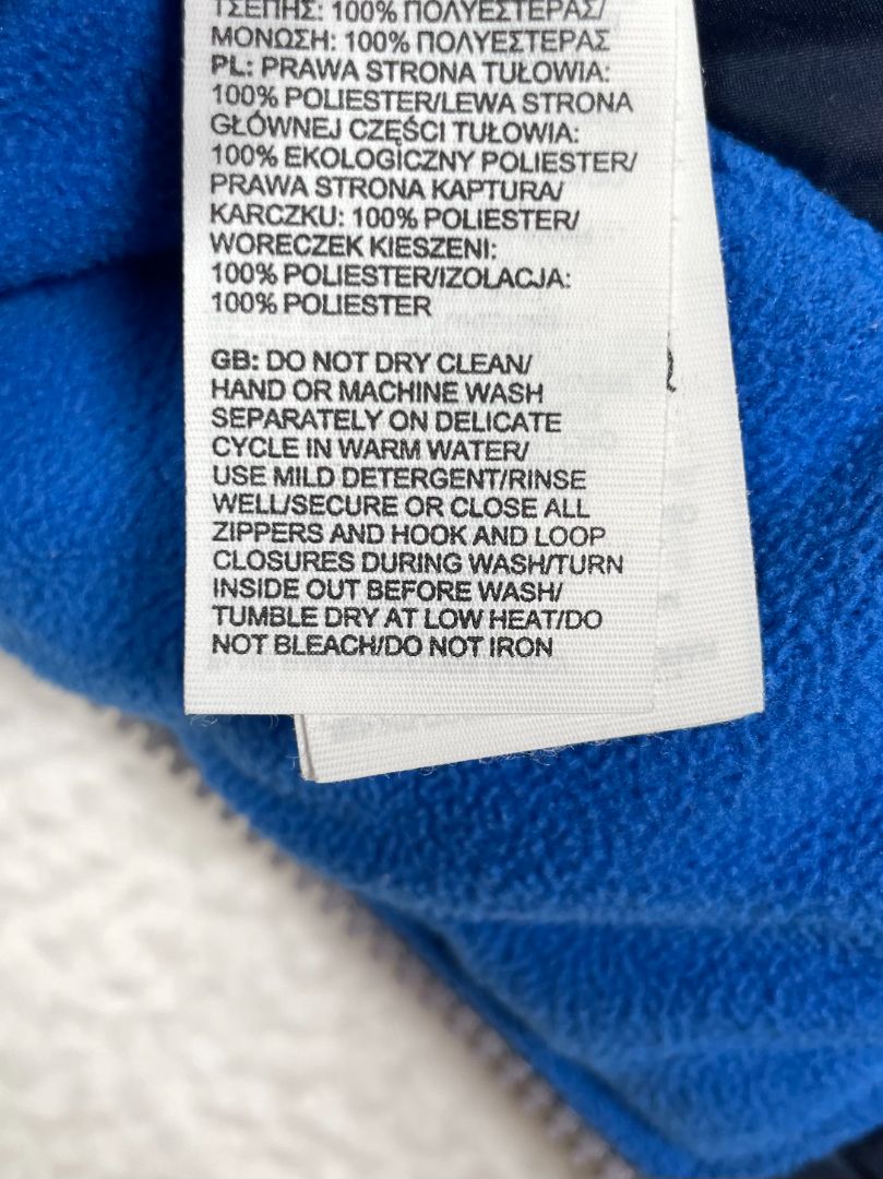 3/3T, The North Face, Blue, Two-tone hooded reversible jacket