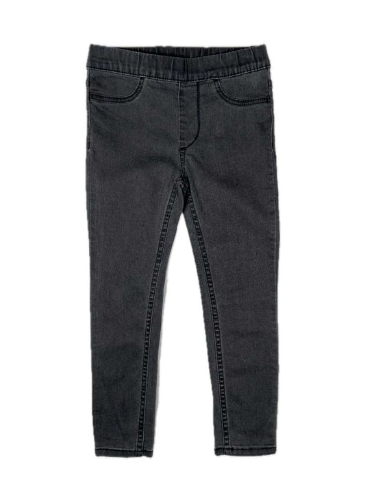 4/4T, H&M, Black, Skinny pull-on jean leggings