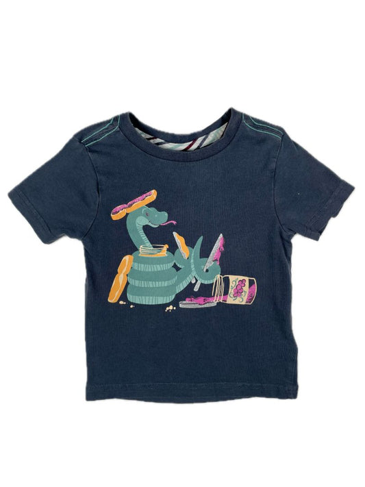 24 mo, Jarvis Archer, Blue, Snake PB&J t-shirt, cotton + stretch