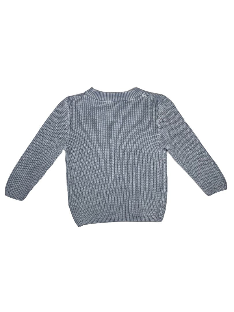 2/2T, H&M, Blue, Pullover boys knit sweater