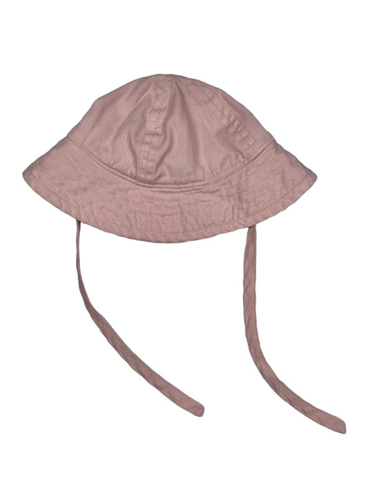 3-12 mo, Hanna Andersson, Pink, Floppy cotton sun hat with tie