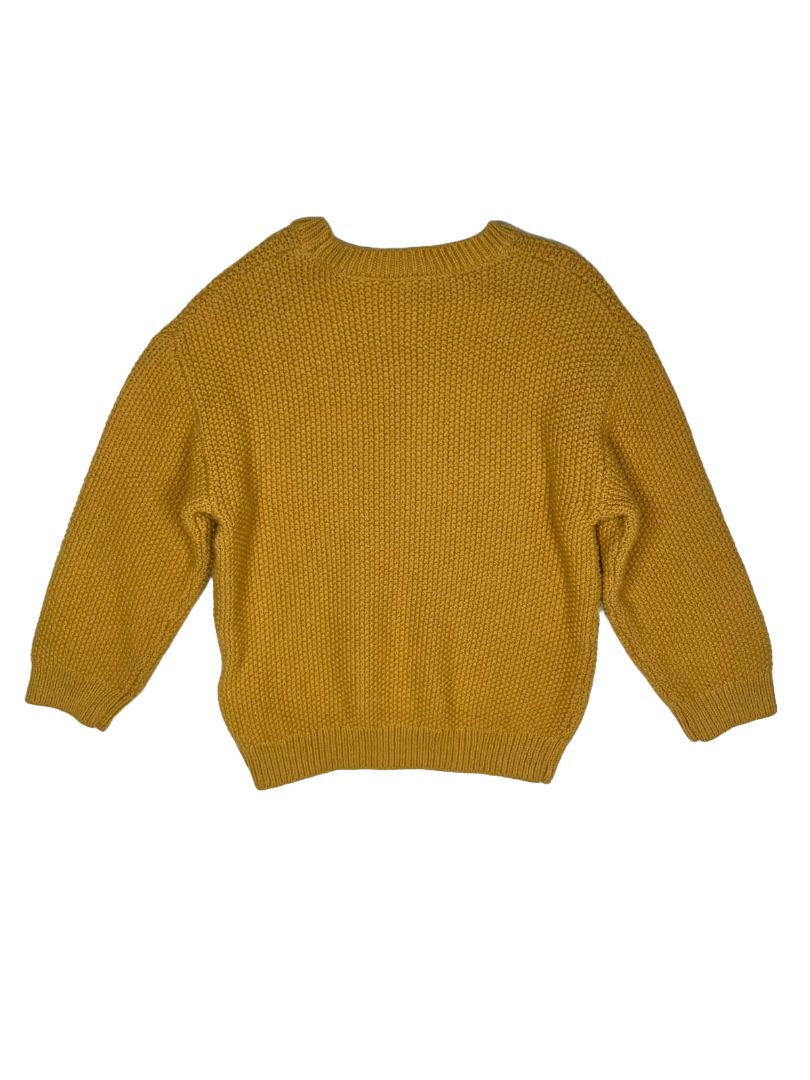 18-24 mo, Zara, Yellow, NEW w/ tags - pullover sweater, cotton/nylon/wool mix